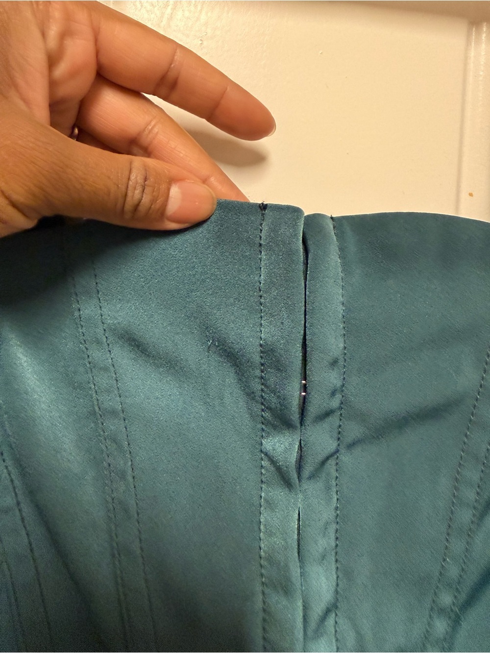 Urban Outfitters UO Maddie Bustier Top Teal Size Small - Picture 15 of 15
